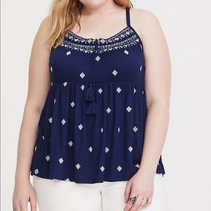 Torrid Size 2 Babydoll tank.